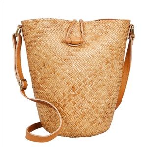 Faithfull the Brand Cornelia Basket Bucket Bag.